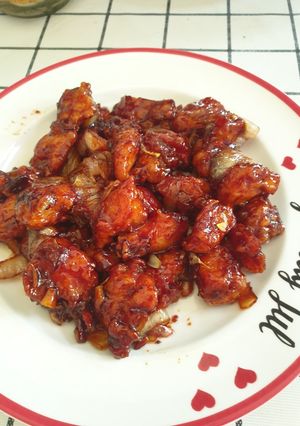 Foto resep Ayam Fillet Saos Tiram