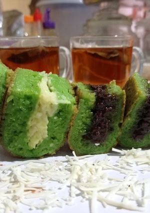 Foto resep Martabak manis matcha latte teflon no mixer