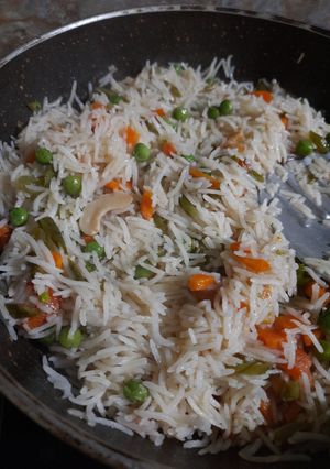 ভেজিটেবল পোলাও (Veg pulao recipe in Bengali) রেসিপির প্রধান ছবি