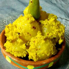 A picture of Bhapa Potato.