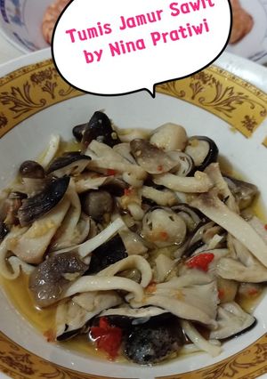 Foto resep Tumis Jamur Sawit & Tips membersihkan jamur sawit