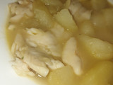 Merluza con patatas en salsa fácil