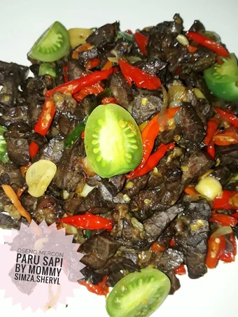 Langkah Mudah untuk Membikin Resep Oseng mercon paru sapi yang Enak Banget Anti Ribet, Mantap