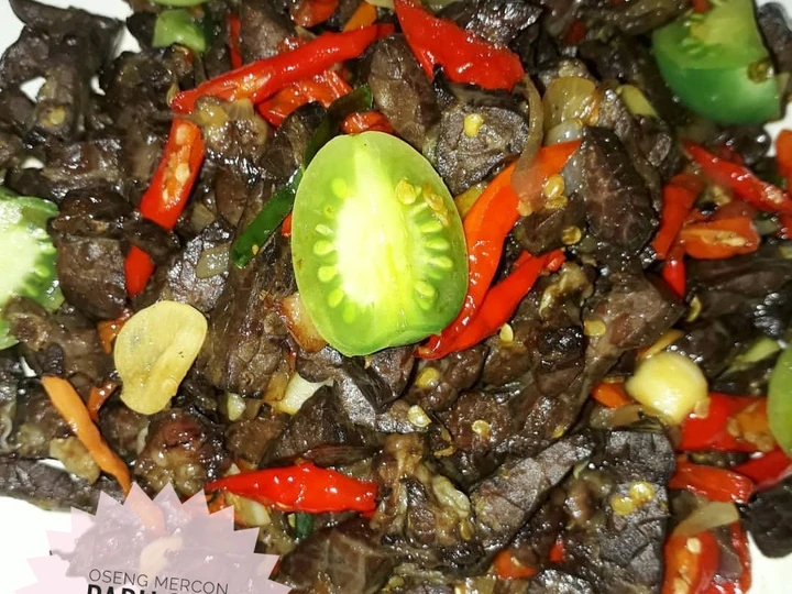 Langkah Mudah untuk Membikin Resep Oseng mercon paru sapi yang Enak Banget Anti Ribet, Mantap