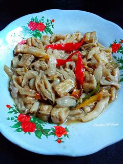 Foto resep Tumis jamur tiram tahu