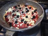 بيتزا السريعة في المقلاة