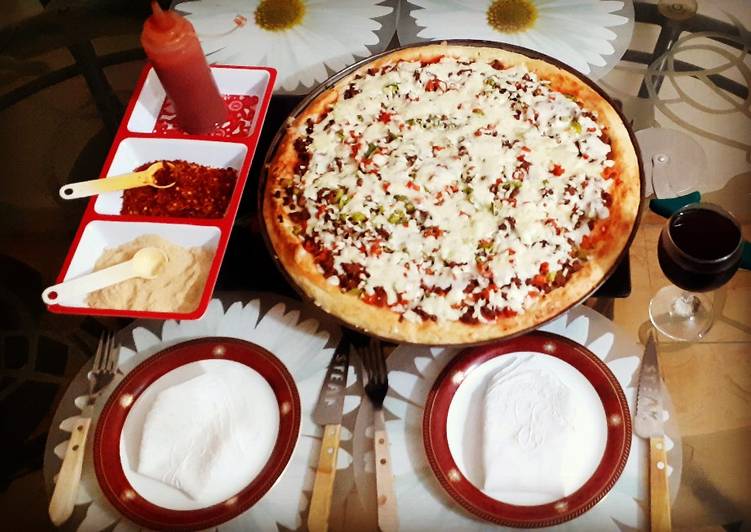 Beef minced Pizza🍕