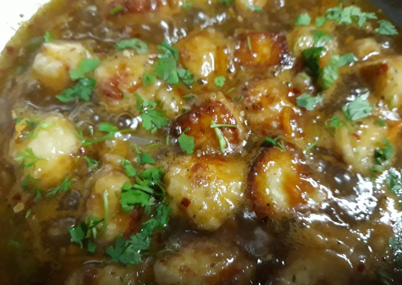 Paneer manchurian dry