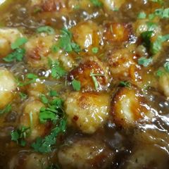 A picture of Paneer manchurian dry.