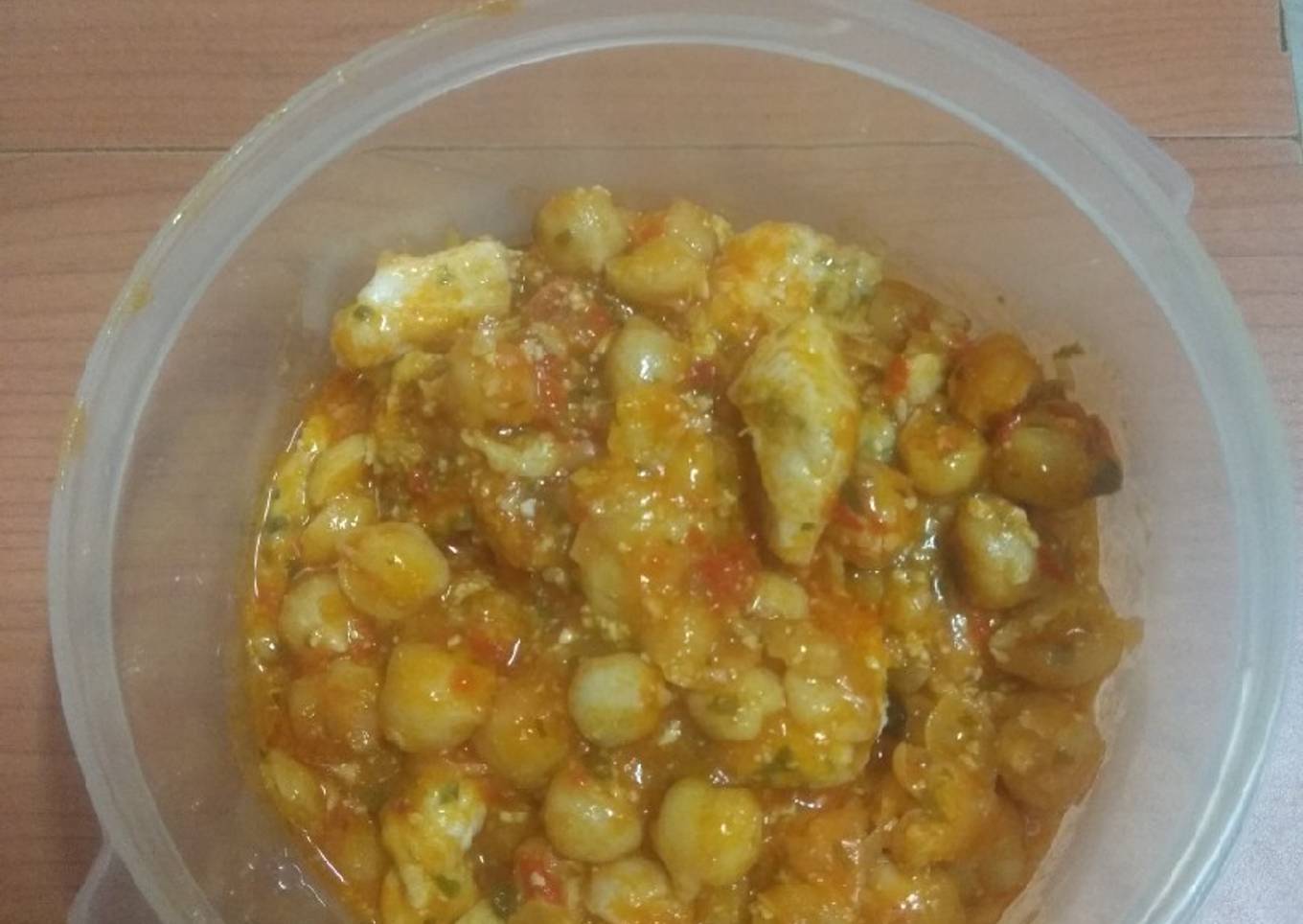 Tupper de ropa vieja de pollo