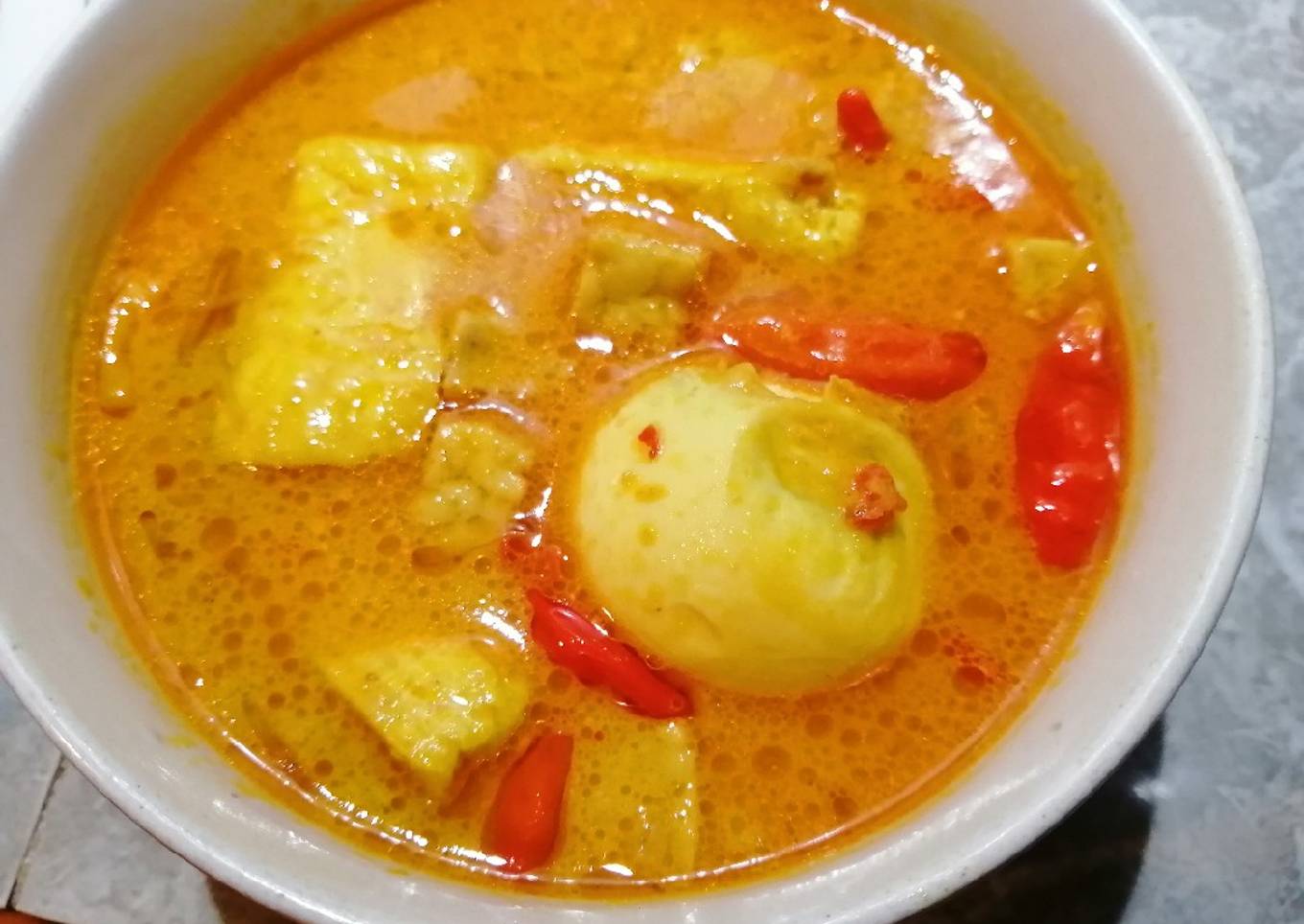 Lodeh Telur Tahu Tempe