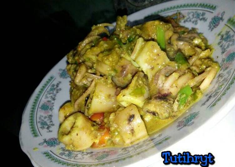 Resep Cumi bumbu kuning, Lezat Sekali