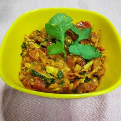 Tomato & Coconut Sabji A picture of Tomato & Coconut Sabji.