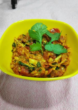 A picture of Tomato & Coconut Sabji.