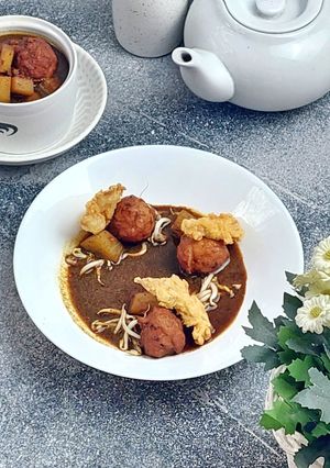 Foto resep 596. Rawon Bakso