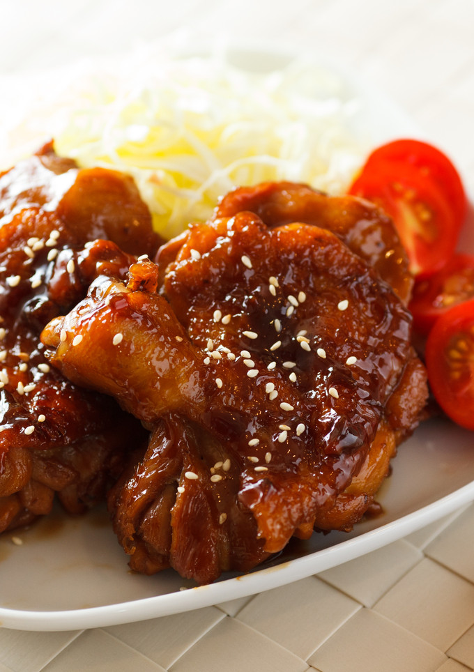 (超簡單+不用油) 照燒雞腿排 的食譜成品照片