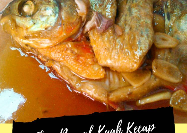 Cara mudah memasak Ikan Bawal Kuah Kecap yang Lezat Sekali