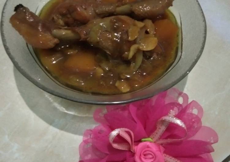 Resep Ayam kecap pedas manis #BikinRamadanBerkesan #4, Enak