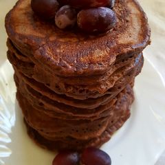 A picture of Fluffy Chocolate Pancakes.