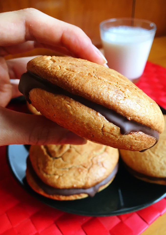 Una foto de Conchas de chocolate fit