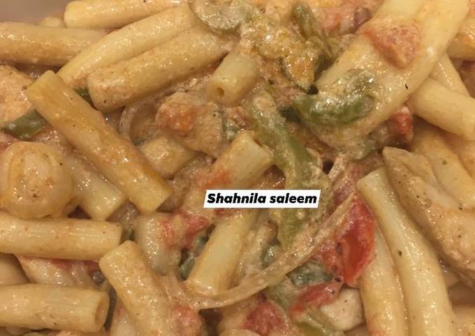 Simple Way to Make Favorite Chicken fajita pasta 🍝