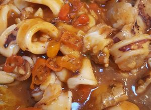 Foto resep Cumi saos saus padang ala tukang Seafood simple