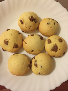Foto di Biscotti Con Pezzi Di Cioccolato