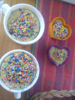 Una foto de Tortaza de vainilla en microondas