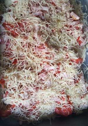 Una foto de Coliflor gratinada
