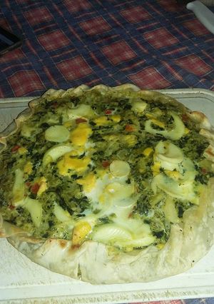 Una foto de Tarta de acelga y brócoli
