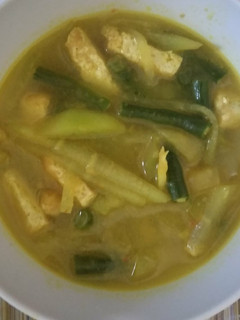 Foto resep Labu Siam Kacang Panjang Kuah Kuning