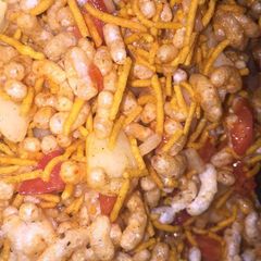 Bhel puri A picture of Bhel puri.