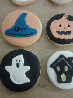 Una foto de Galletas de vainilla Halloween