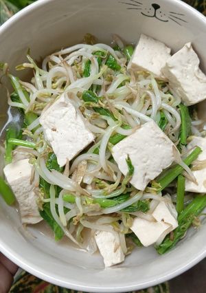 Foto resep Tumis sawi toge tahu