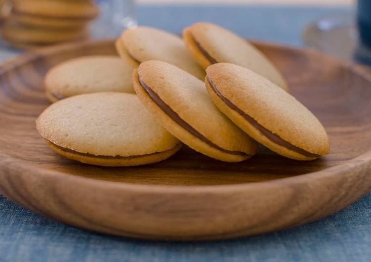 Steps to Make Favorite Langue-de-chat Cookies (chocolate sandwich)★Recipe video★