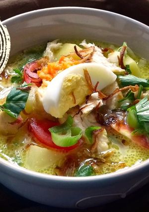 Foto resep Soto Ayam Kuah Santan