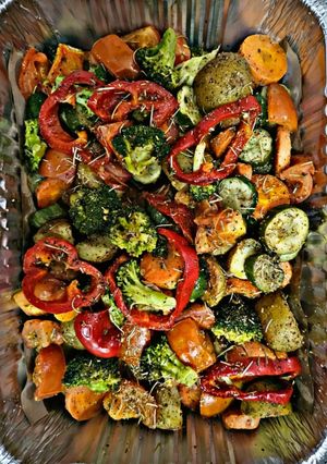 Gambar Roasted Vegetables with Herbs
