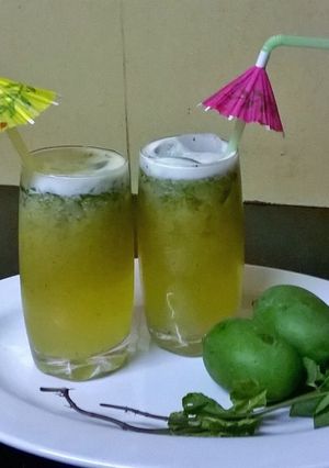 A picture of Row mango drink.