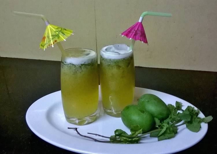 Row Mango Drink Recipe By Areeba Muhammed Cookpad