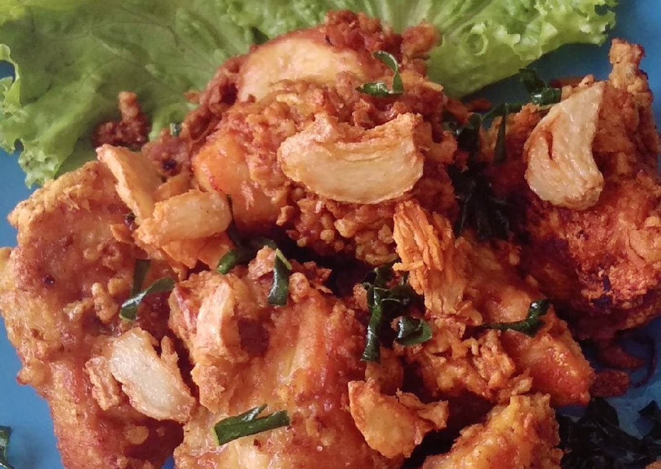 56. Ayam Goreng Bawang Putih Kriuk