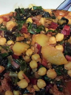 Una foto de Acelgas con garbanzos