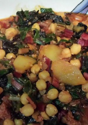 Foto principal de Acelgas con garbanzos