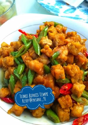 Foto resep Tumis Dadu Tempe dan Buncis 🍲