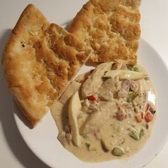 Chicken creamy jalfrezi A picture of Chicken creamy jalfrezi.