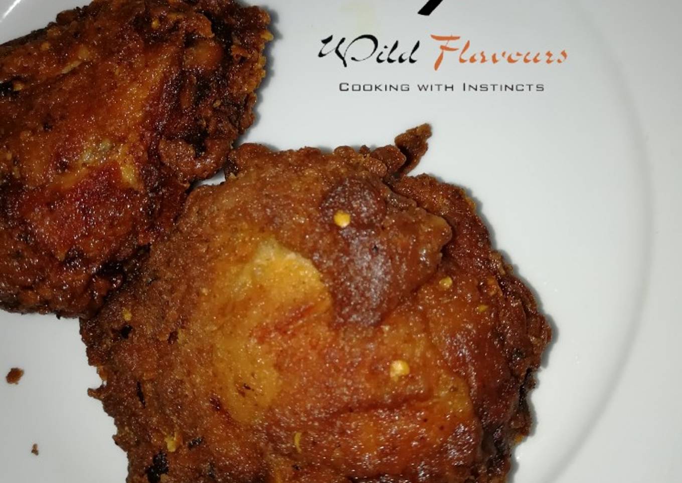 Red chilli fried chicken thigh