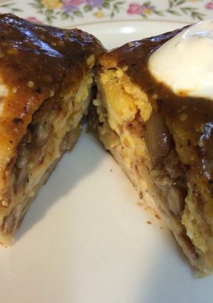 Una foto de Burrito de huevos con tocino (Breakfast Burrito) 