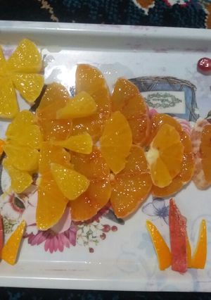 عکسی از دستور 🐠تزیین میوه🐠