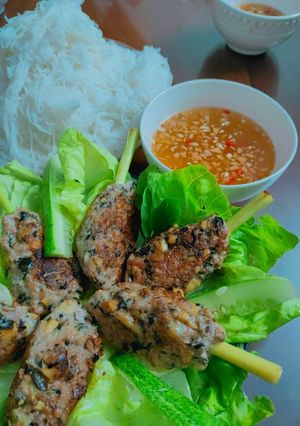 Hình của món Chạo ốc cuốn bánh tráng ngon bá cháyyyyy.