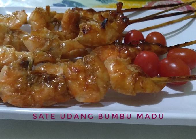 Ini dia! Resep memasak 215.sate udang bumbu madu yang istimewa