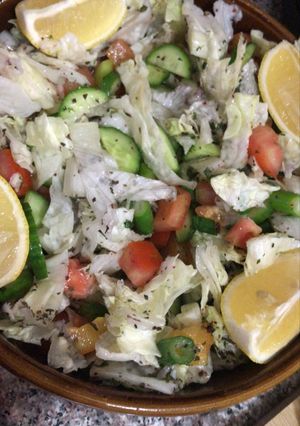 صورة لوصفة سلطه عربيه 🥙